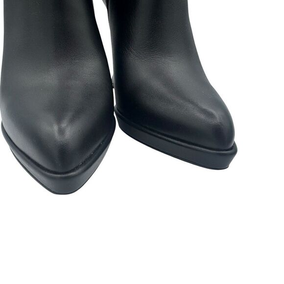 Christian Dior D-Fiction Leather Heeled Ankle Boot Noir Black Size 8.5 - Picture 7 of 16